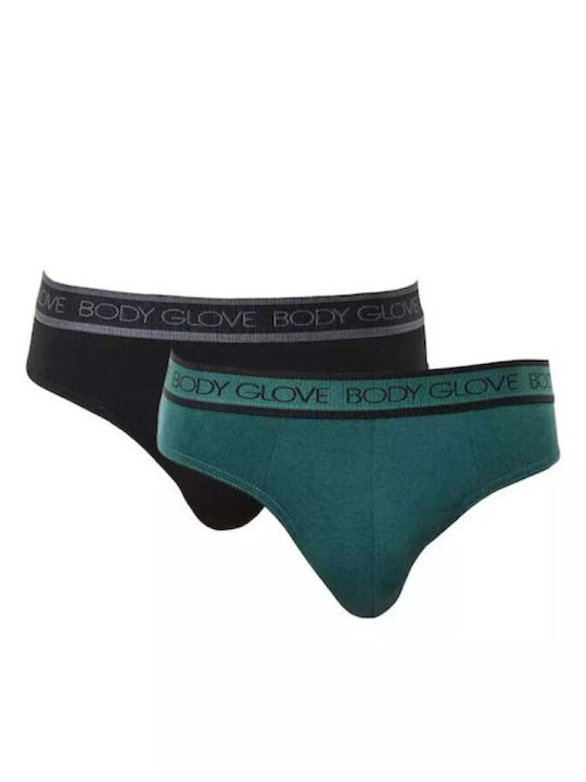 Body Glove Мъжки слипове Black/green 2Опаковка