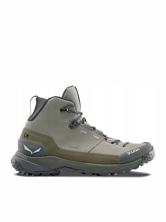 Salewa Puez Leather Men's Hiking Boots Multicolour