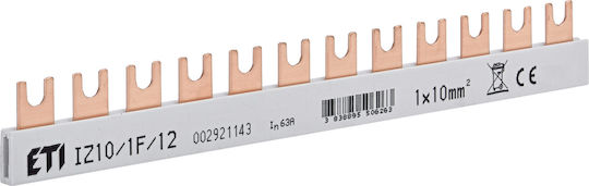 Busbar 12 Module Tip Furca 1p 63a Iz10 002921143 Eti