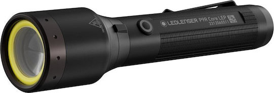 LedLenser Rechargeable Flashlight LED IP68 with Maximum Brightness 1000lm Black