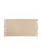 Viopros Riva Rug Rectangular Cotton with Fringes Sand