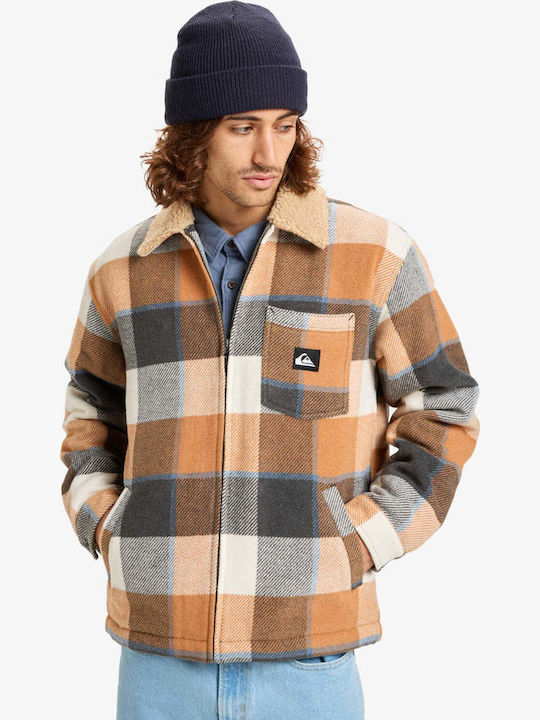 Quiksilver Dna Sherpa Harrington Мъжко Яке Бадем