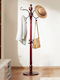 Vevor Wooden Coat Rack Brown