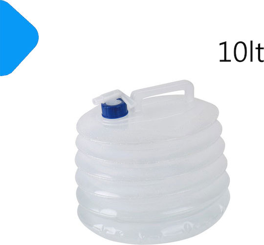 Foldable Plastic Jerry Can with Tap 10lt 013739