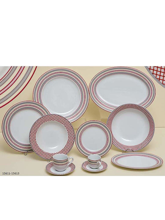 Christinholm Multicolour Porcelain Dinnerware Set 20pcs