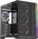 1STPLAYER VT7 Gaming Midi Tower Κουτί Υπολογιστή με Πλαϊνό Παράθυρο Μαύρο