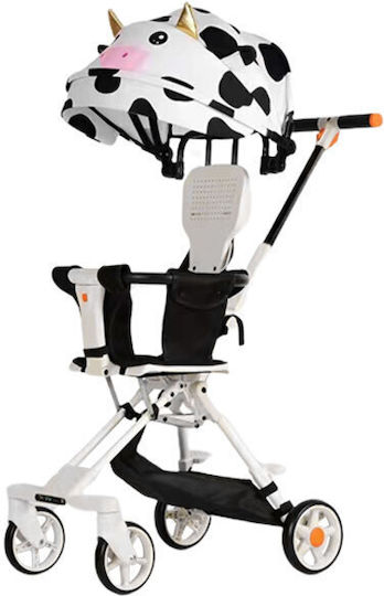 NBW Verstellbar Kinderwagen Geeignet für Neugeborene Weiß 6kg BICI80252