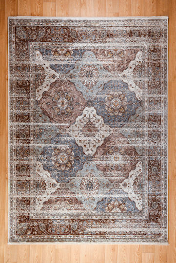 Klonaras 1801/V Covor Rectangular cu franjuri Bej