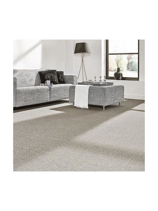 Saray Home Teppich Rechteckig Synthetisch,Polyester/Cotton/Leather Beige
