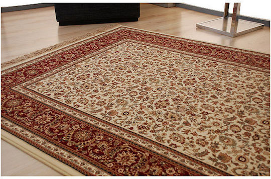 Royal Carpet Sherazad 8712 Teppich Rechteckig Synthetisch,Polyester/Cotton/Leather mit Fransen Beige