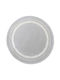 Laura Ashley Redbrook Χειροποίητο Χαλί Στρογγυλό Μάλλινο Silver Φ200cm