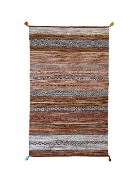 Newplan Kilim 6080 Χειροποίητο Αντιολισθητικό Χαλί Ορθογώνιο Beige 133x190cm