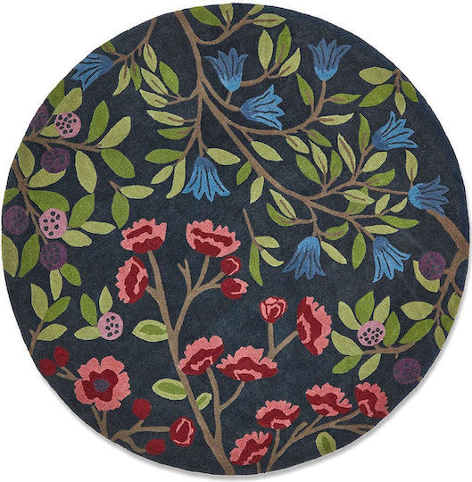 Sanderson Foraging Χαλί Στρογγυλό Indigo Φ200cm