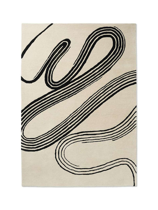 Brink & Campman 91309 Χειροποίητο Χαλί Ορθογώνιο Μπεζ 160x230cm