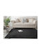 Beauty Home Antirutsch Teppich Rechteckig Schwarze 133x190cm
