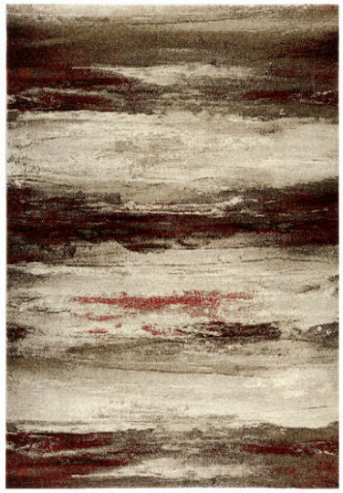 Tzikas Carpets Sky 21836-710 Χαλί Ορθογώνιο Καφέ-κόκκινο 200x250cm