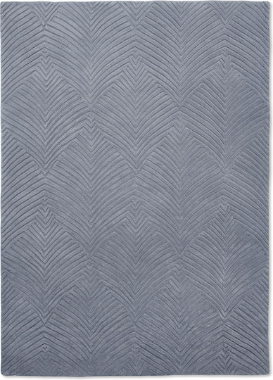 Wedgwood Folia 38904 Handgefertigt Teppich Rechteckig Synthetisch,Polyester/Cotton/Leather Cool Grey