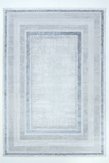 Ezzo Firenze D077by9 Teppich Rechteckig Synthetisch,Polyester/Cotton/Leather Grey