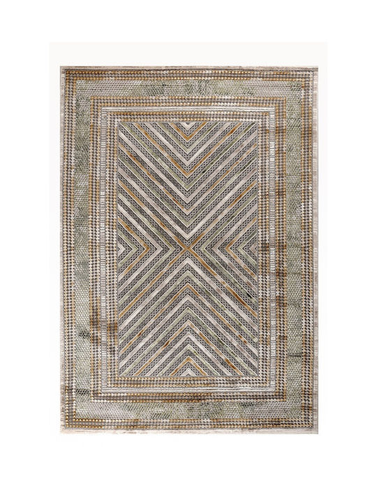 Tzikas Carpets Elements 39801-040 Χαλί Ορθογώνιο Γκρι / Λαδί 200x250cm