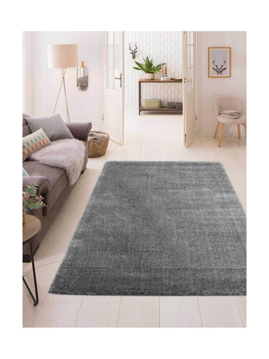 Madi Fuzzio Χαλί Ορθογώνιο Shaggy Grey 200x250cm