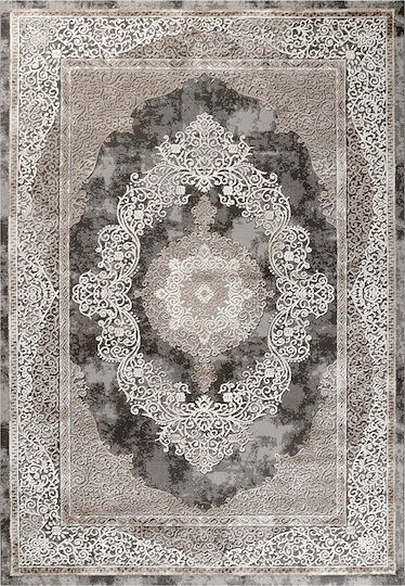 Tzikas Carpets Elements Teppich Rechteckig Synthetisch,Polyester/Cotton/Leather Braun