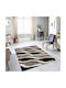 Rug Rectangular Silk Black-grey