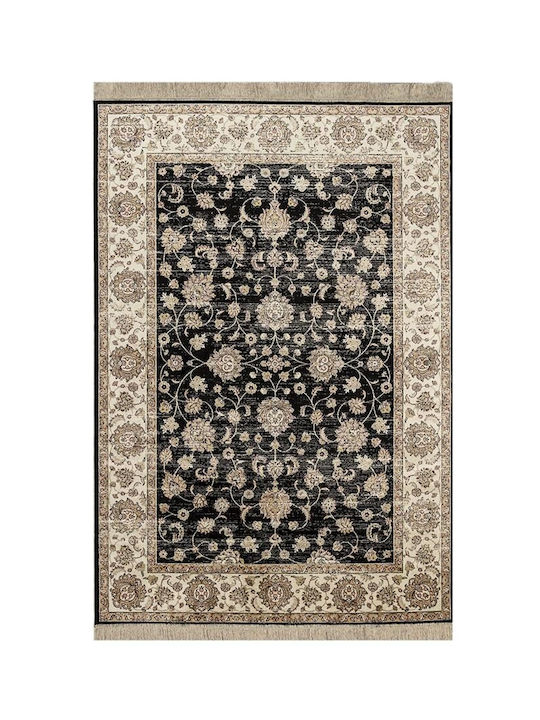 Newplan Sonia 9867/308330 Covor Rectangular cu franjuri Negru