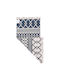 Balsan Aria Χαλί Διάδρομος Βαμβακερό με Κρόσια Blue 80x150cm