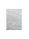 Ezzo Marrakesh B803AX6 Rug Rectangular with Fringes Light Blue
