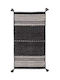 Koulis Carpets Mykonos Χαλί Διάδρομος Καλοκαιρινό Βαμβακερό Γκρι 67x200cm