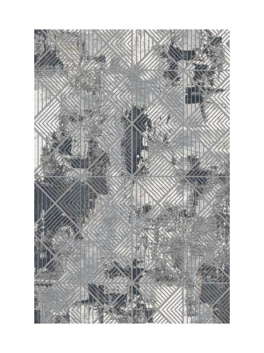 Klonaras Ascot 7581 Килим Правоъгълена Сиво-тъм...