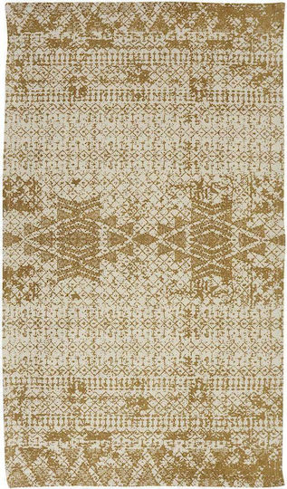 Das Home 7021 Χαλί Ορθογώνιο Βαμβακερό Ώχρα 70x140cm