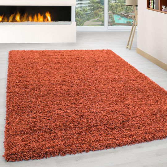 Kipper Cilaos Βαμβακερό με Κρόσια 80x210cm Terracotta