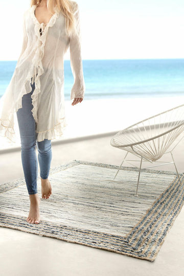 Guy Laroche Kilim Καλοκαιρινό από Γιούτα 160x230cm Μπεζ Guy Laroche Kilim Καλοκαιρινό από Γιούτα 160x230cm Μπεζ