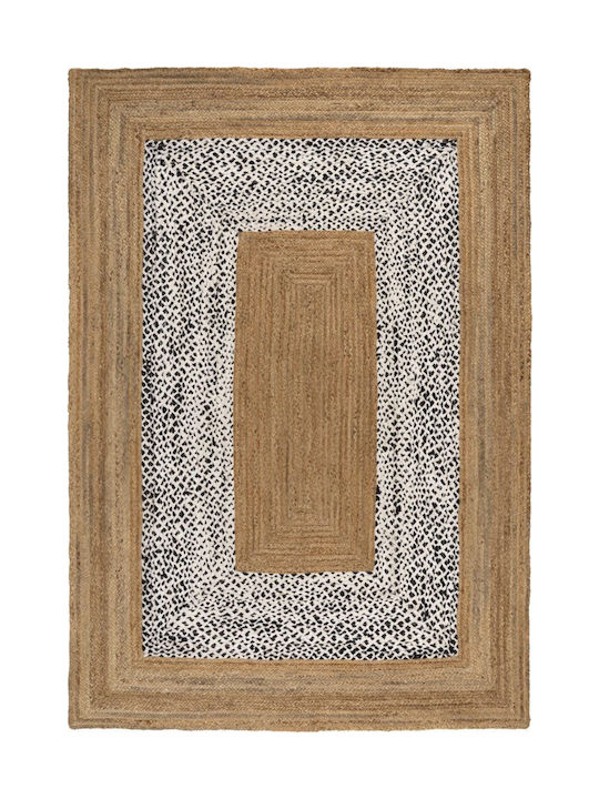 Teppich Rechteckig Sommer Korbweide Beige