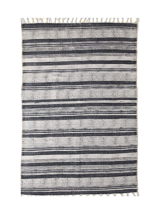 Royal Carpet Lotus Rug Rectangular Cotton Grey
