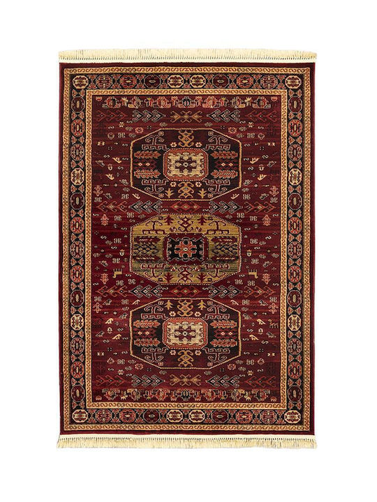 Newplan Persia 6057 Rug Rectangular with Fringes Burgundy