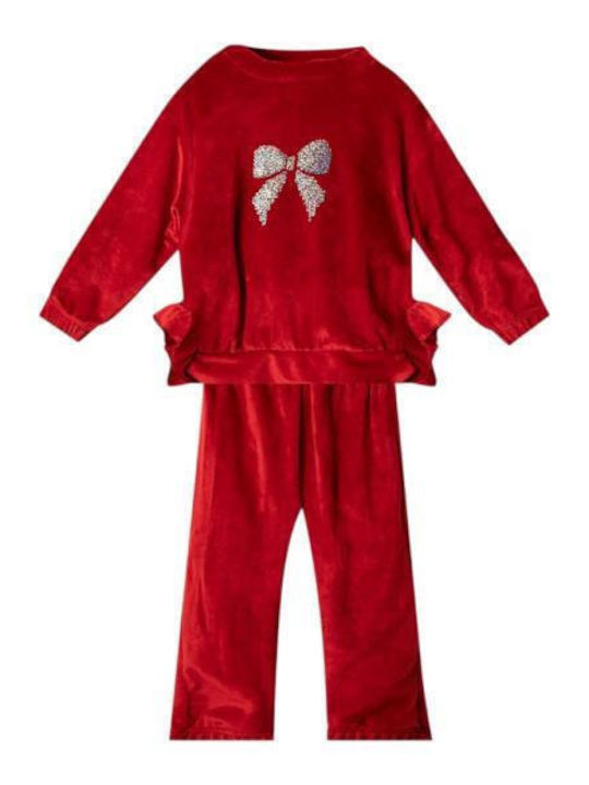 Nek Kids Wear Παιδικό Σετ Φόρμας Κόκκινο
