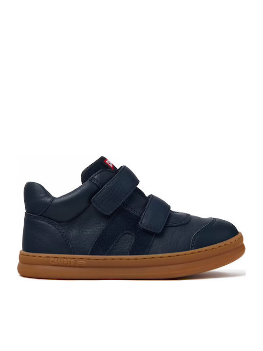 Runner Kids Sneakers with Scratch Blue