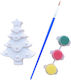 Philio Malsets Weihnachtsbaum aus Gips 3Stück