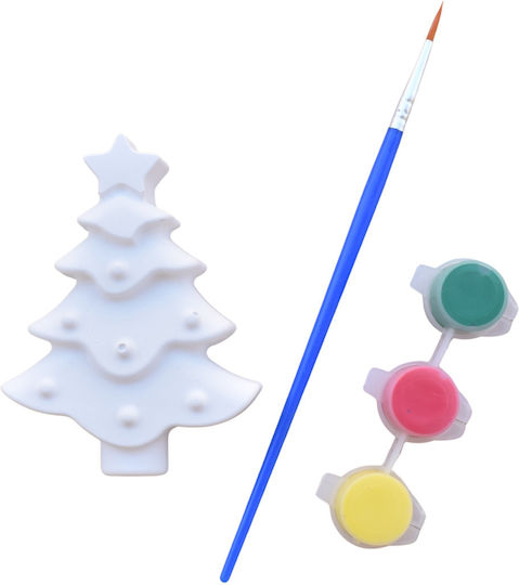 Philio Malsets Weihnachtsbaum aus Gips 3Stück
