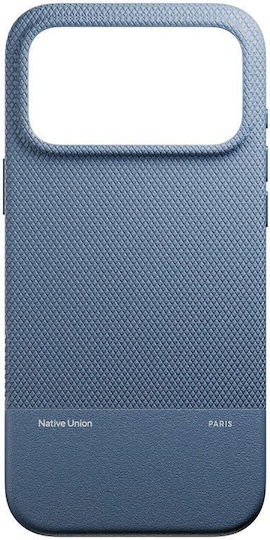 Native Union Back Cover Δερμάτινο Navy Μπλε (iPhone 17 Pro Max)