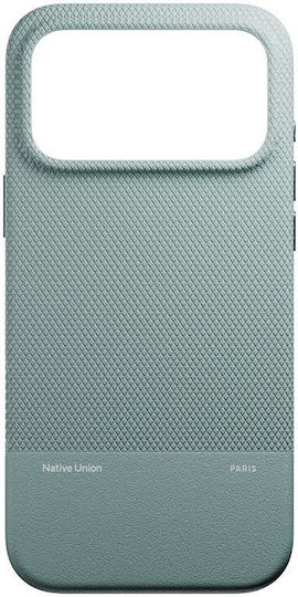 Native Union Задна корица Кожа Зелен (iPhone 17 Pro Max)