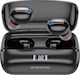 Borofone BE55 Perfect In-ear Bluetooth Handsfree Ακουστικά με Θήκη Φόρτισης Μαύρα