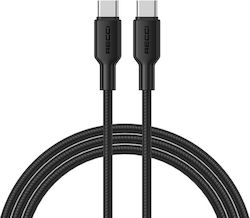 Recci USB 2.0 USB-C мъжки - USB-C мъжки 65W 1.2м (RS46CC) Recci USB 2.0 USB-C мъжки - USB-C мъжки 65W 1.2м (RS46CC)