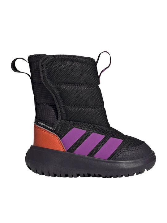 adidas Winterplay Παιδικά Μποτάκια Μαύρα