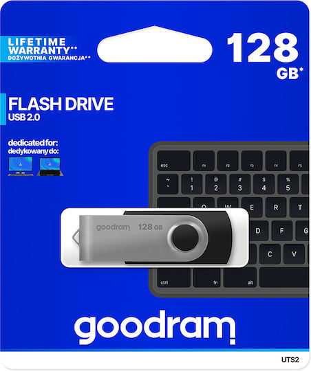 GoodRAM Pendrive 128GB USB 2.0 Stick Black
