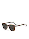 Boss Men's Sunglasses with Brown Plastic Frame and Gray Lens BOSS 1845/S EX4/IR