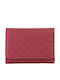 Large Women's Burgundy Coin Wallet