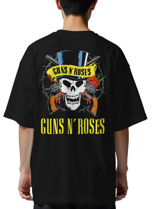 Oversized T-shirt Guns N Roses Art1 Rock Avenue Black